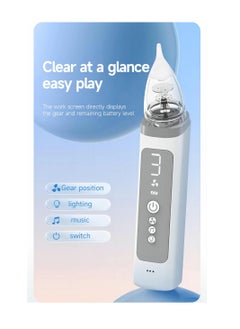 Royal Polar Nasal Aspirator for Baby, Electric Nose Cleaner with Adjustable 3-Level Suction, Baby Nose Sucker with Music and Light Function, 3 Silicone Tips, Portable and Rechargeable  - Image 5