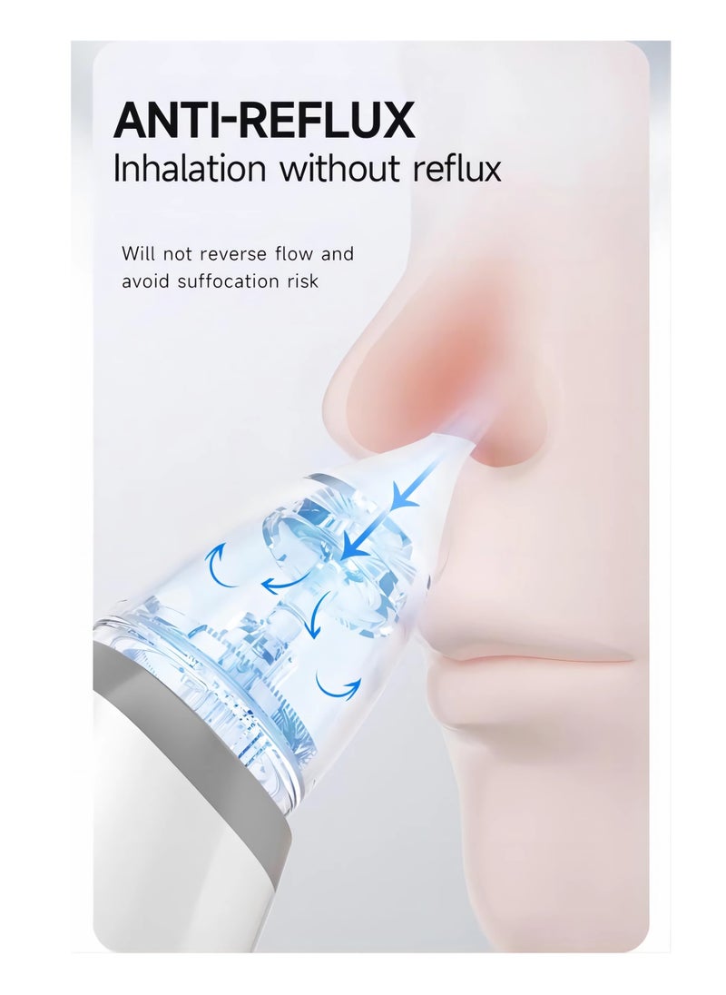 Royal Polar - Nasal Aspirator for Baby, Electric Nose Cleaner with Adjustable 3-Level Suction, Baby Nose Sucker with Music and Light Function, 3 Silicone Tips, Portable and Rechargeable - Image 1