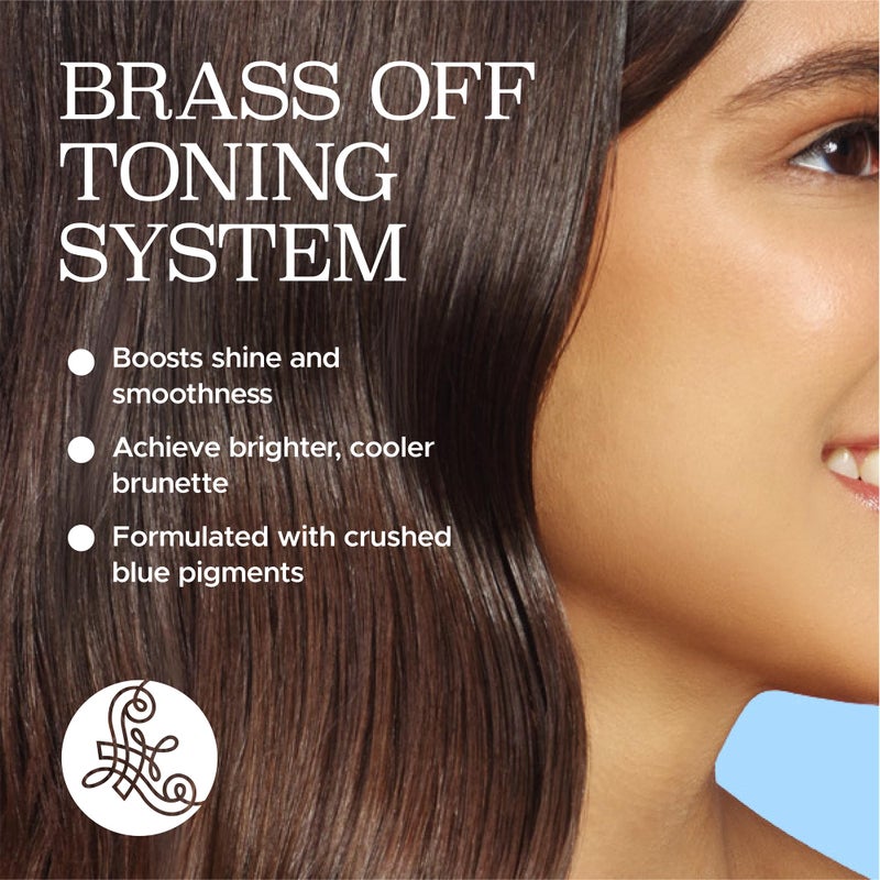 L LUSETA Luseta Blue Shampoo & Conditioner Set - Color Brightening for Brassy and Brunette Treated Hair, Revive Cool Tones, 2x 16.9oz - Image 2