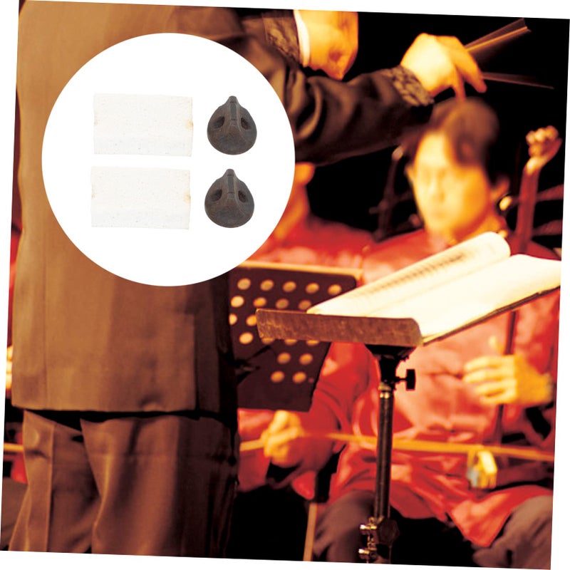 Erhu Mute Silencers 5 Pack Wooden Compact Portable Quiet Practice Intonation Aid - Image 5