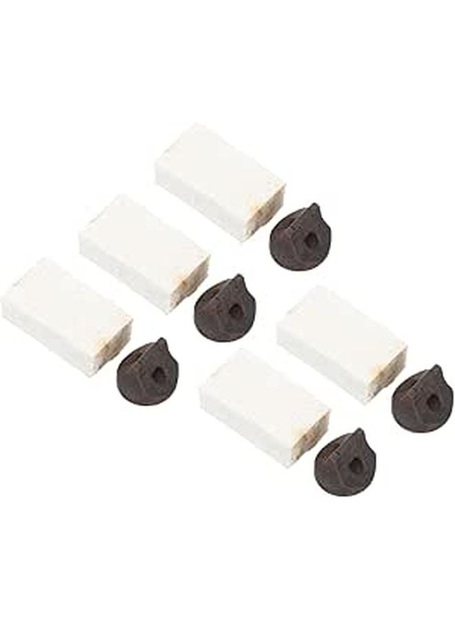 Erhu Mute Silencers 5 Pack Wooden Compact Portable Quiet Practice Intonation Aid - Image 1