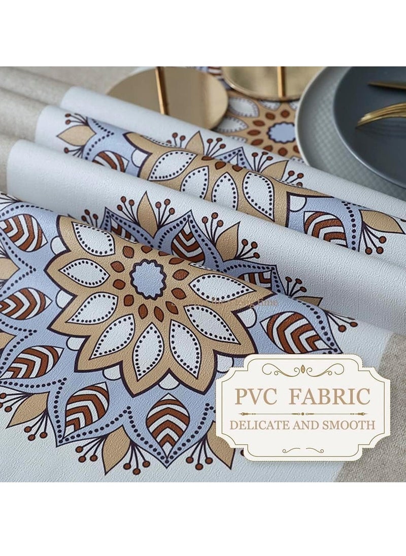 HomarKet Oil And Water Proof Table Cloth Multicolour 140x140cm  - Image 4