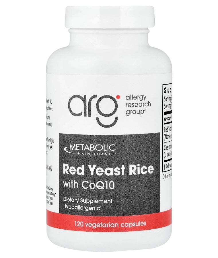 Red Yeast Rice with CoQ10 120 Vegetarian Capsules