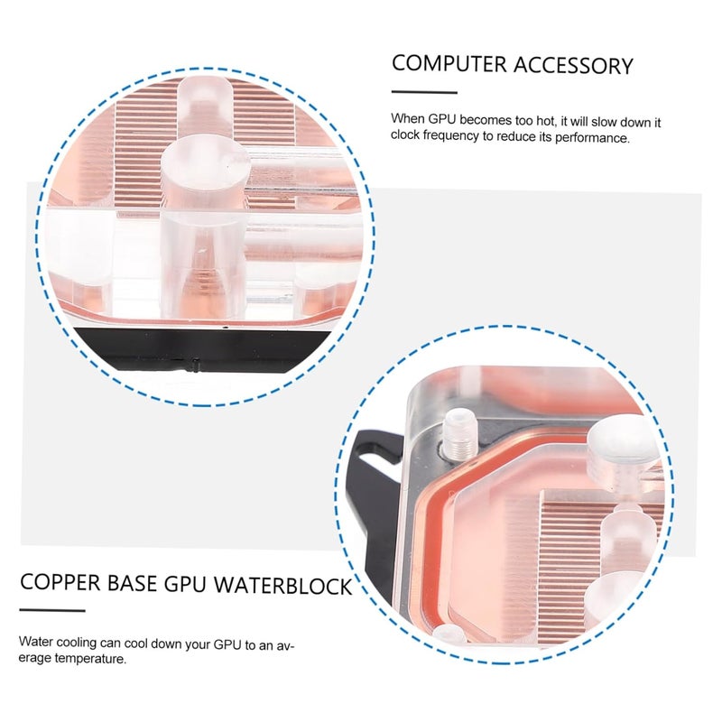 OSALADI Copper Base Gpu Graphics Card Cooling Accessory for Enhanced Heat Dissipation and Performance Easy Installation Compatible Models - Image 4