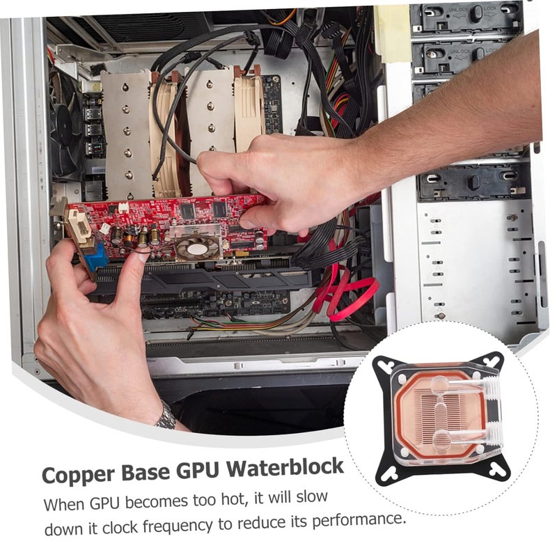 OSALADI Copper Base Gpu Graphics Card Cooling Accessory for Enhanced Heat Dissipation and Performance Easy Installation Compatible Models - Image 3