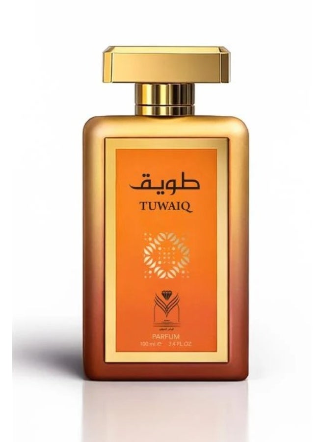 عطر طويق من الماس للعطور للجنسين 100 مل - أو دو بارفيوم بتركيز قوي وثبات ملكي يدوم طويلاً برائحة النوتات الحليبية الكريمية، زهور التوبيروز، خشب الأرز، الفانيليا والمسك