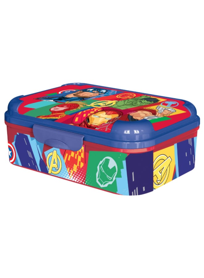 ستور صندوق غداء مستطيل من البلاستيك بتصميم افينجرز سيفن وندرز أسكر ألوان متعددة 6.2 × 13.5 × 17 سم 80143