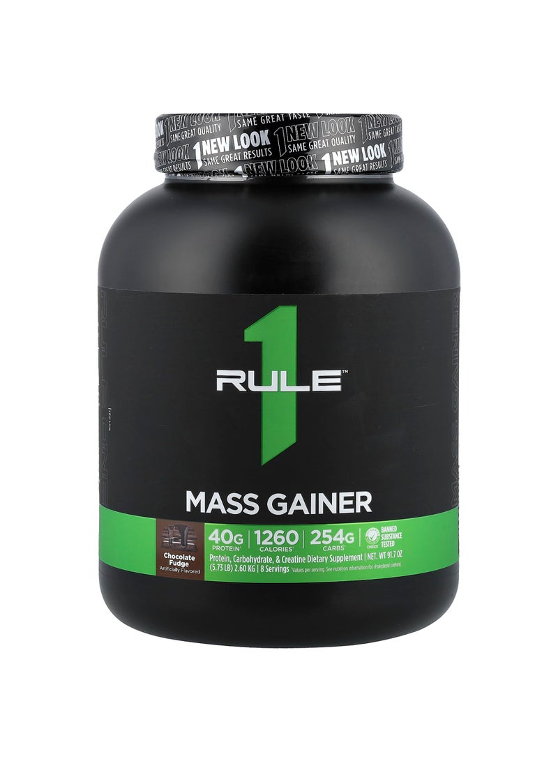 Mass Gainer, Chocolate Fudge, 5.73 lbs (2.6 kg)