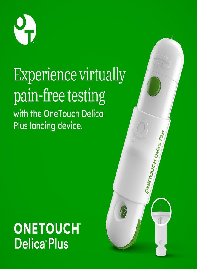 OneTouch Ultra Plus Flex Bonus Pack | 1 Blood Glucose UPF Meter, 1 Delica Plus Lancing Device, 10 Delica Plus 33g Lancets & Carrying Pouch - Image 4