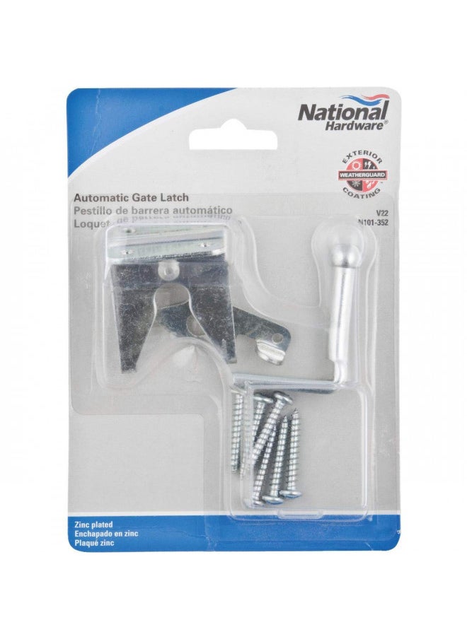 National Hardware National Hardware N101-352 V22 Automatic Gate Latch in Zinc plated,1 Pack  - Image 2