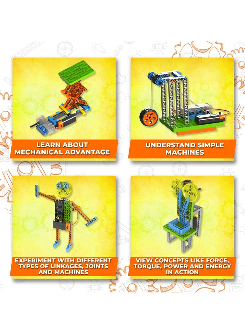 Blix Robotix - Discovering Motions, Science Kit, Educational DIY Building Set, Construction Toys, STEM Toys for 9+ Years Boys and Girls  - Image 2