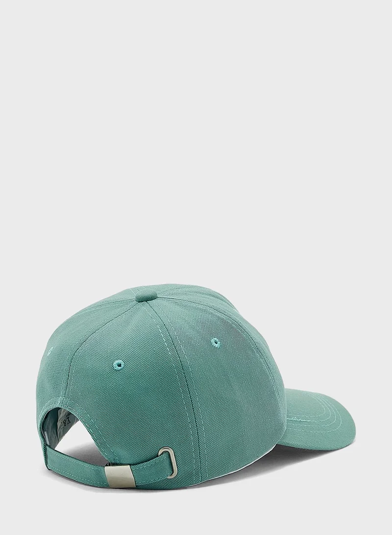 Ginger Slogan Curve Peak Cap