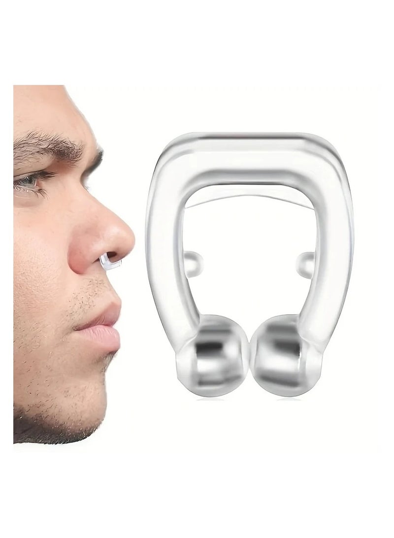 Nose Clip Silicone Anti Snoring Aid Snore Stopper without box - Image 1