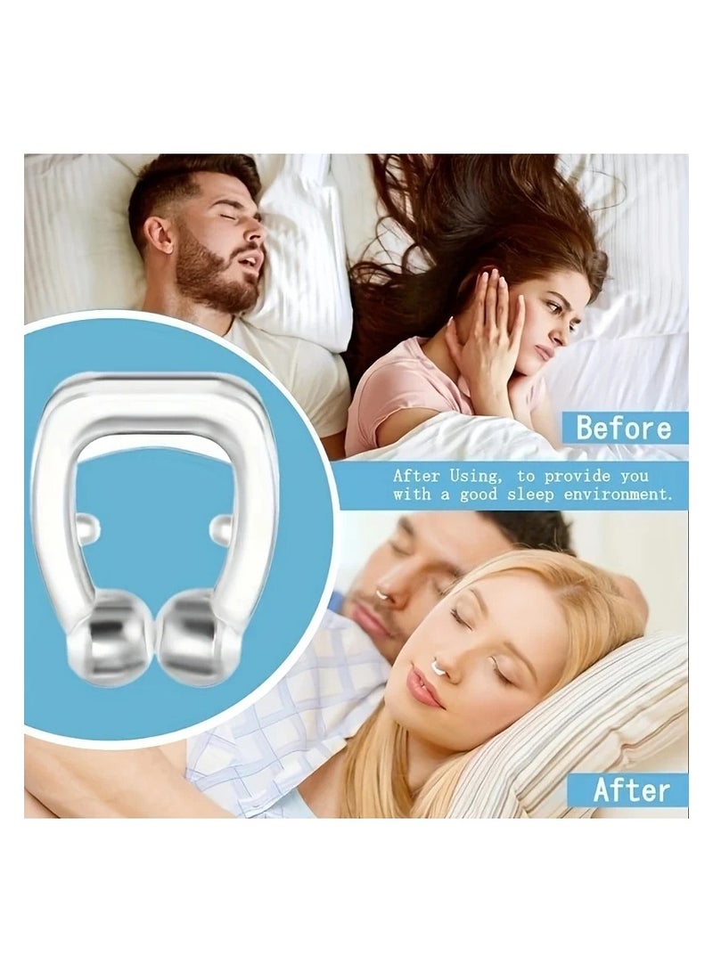 Nose Clip Silicone Anti Snoring Aid Snore Stopper without box - Image 4