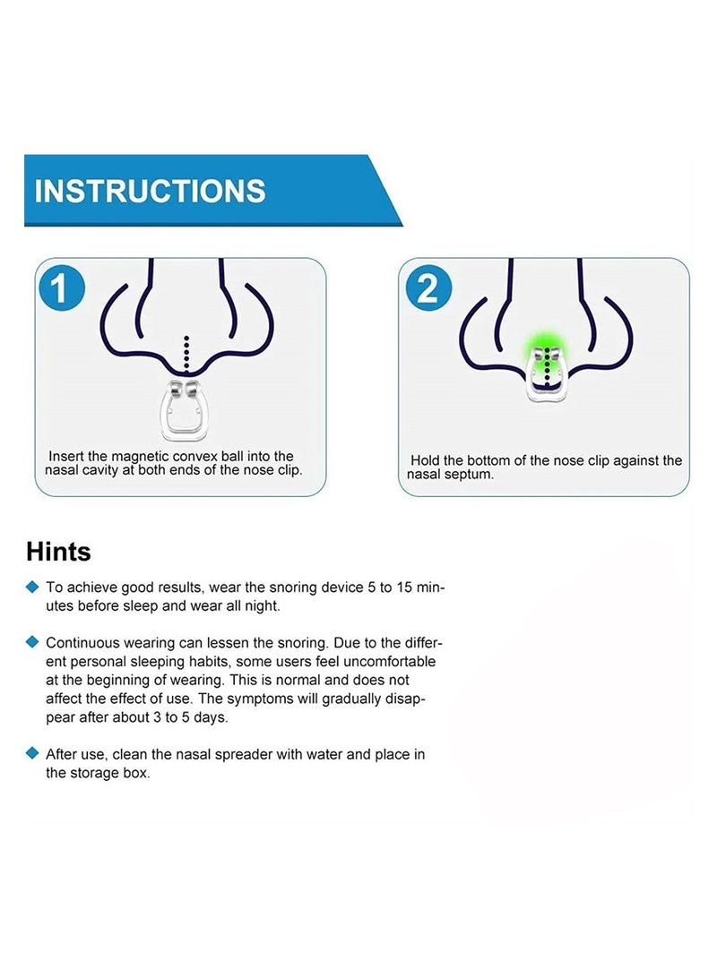 Nose Clip Silicone Anti Snoring Aid Snore Stopper without box - Image 5