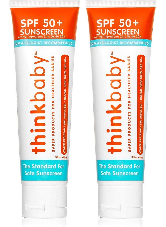 Thinkbaby - SPF 50+ Braod Spectrum Organic Sunscreen - 3 oz - 2 pack - Image 1