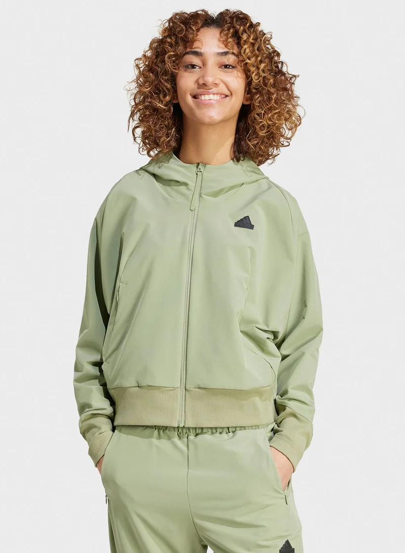 Adidas Z.N.E Woven Zip Through