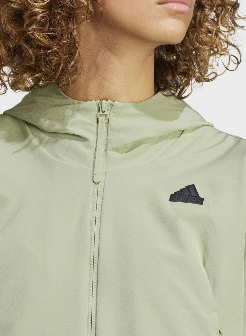 Adidas Z.N.E Woven Zip Through