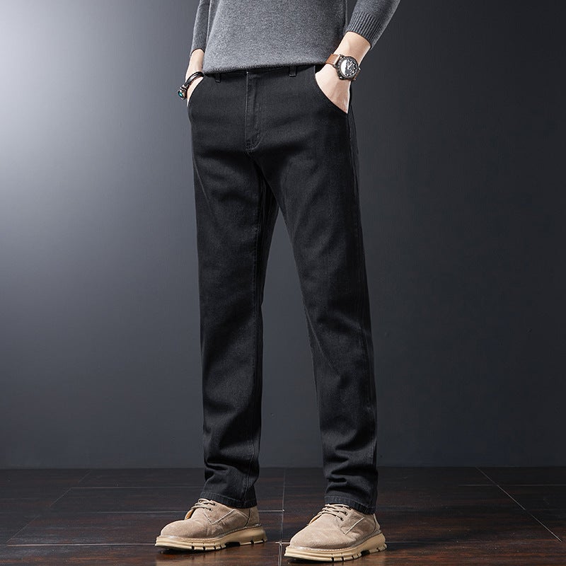 Unisex Classic Denim Jeans Loose Fit Daily Outdoor Wear - Image 1