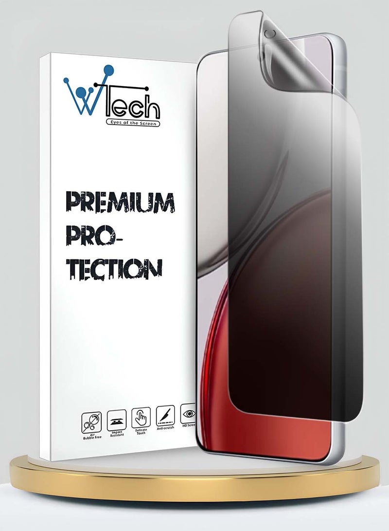 دبليو تيك حامي شاشة Honor X9d 5G 2025 فائق الجودة من الهيدروجيل ضد التجسس / خصوصية، رفيع ومرن (MSHFMP) - شفاف - Image 1