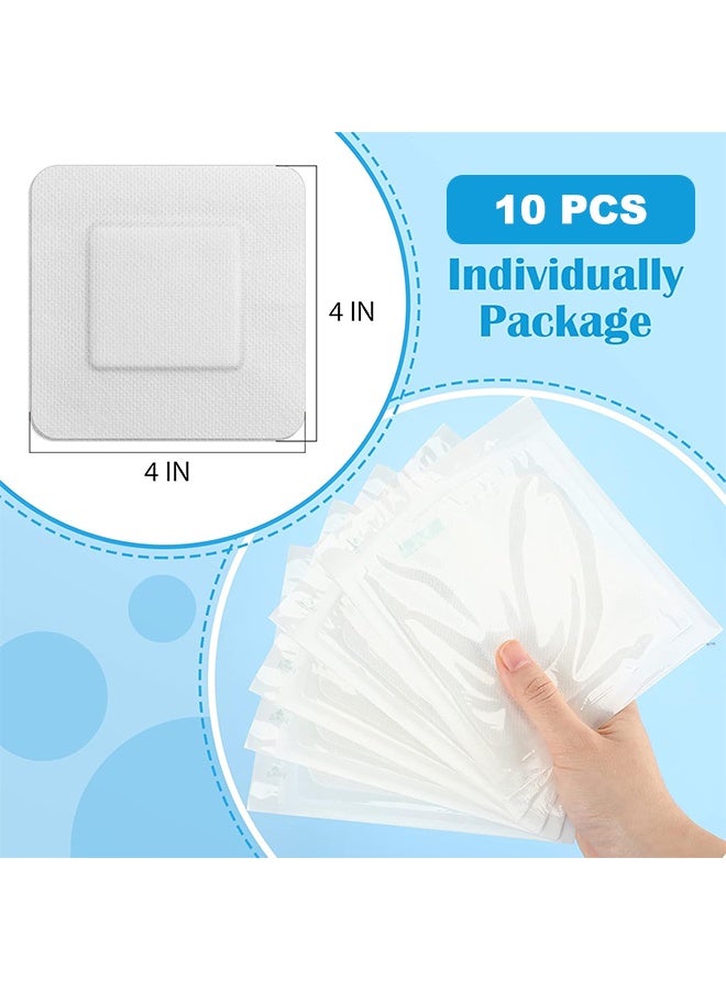 Generic Waterproof Non-Woven Sterile Self Adhesive Wound Dressing, 10×10cm,10pcs  - Image 2