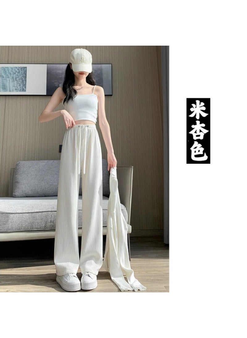 Generic - Fashionable Maternity Bell Bottoms Loose Fit Casual Pants For Pregnant Women Spring Summer Season No Panty Line Factory Stock rice apricot - Image 1