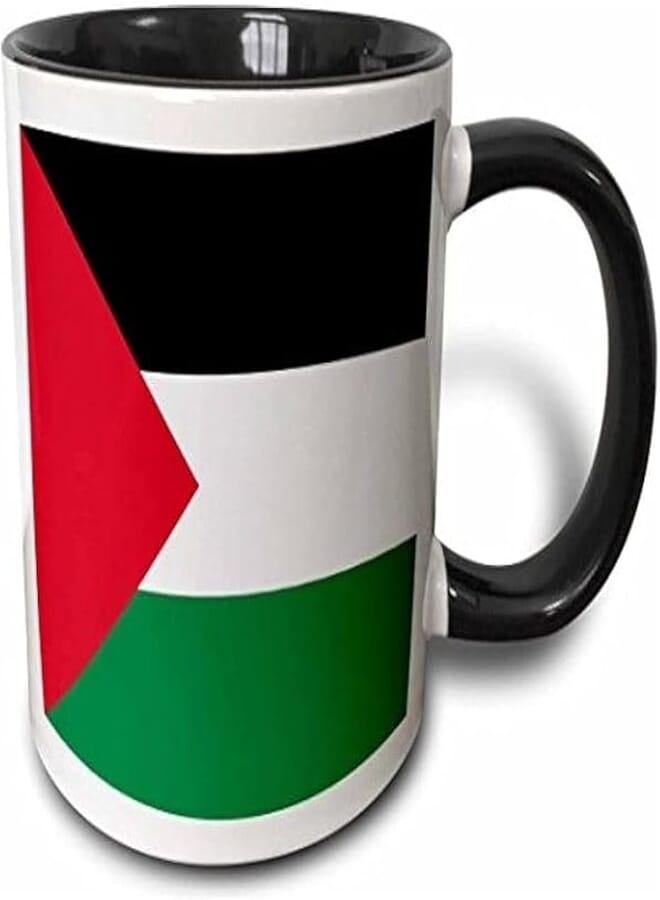 RYN Flag Of Palestine Printed Coffee Mug Multicolour 11Ounce - RYNmg15473