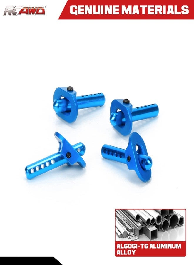 RCAWD عمود تثبيت هيكل RCAWD لسيارات ARRMA 6S 3S 4S بمقياس 1/7 و1/8 و1/10، بالإضافة إلى ترقيات لسيارات Kraton وOutcast وVorteks وFelony وFireteam وInfraction وLimitless وNotorious وTalion وTyphon وVendetta، رقم القطعة AR320357#ARAC3476، لون أزرق - Image 4