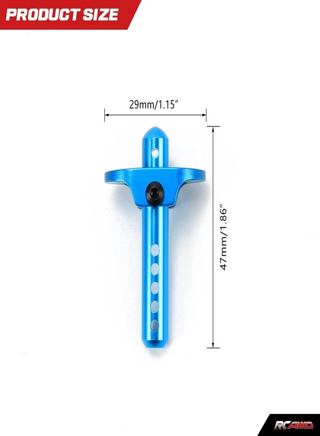 RCAWD عمود تثبيت هيكل RCAWD لسيارات ARRMA 6S 3S 4S بمقياس 1/7 و1/8 و1/10، بالإضافة إلى ترقيات لسيارات Kraton وOutcast وVorteks وFelony وFireteam وInfraction وLimitless وNotorious وTalion وTyphon وVendetta، رقم القطعة AR320357#ARAC3476، لون أزرق - Image 3