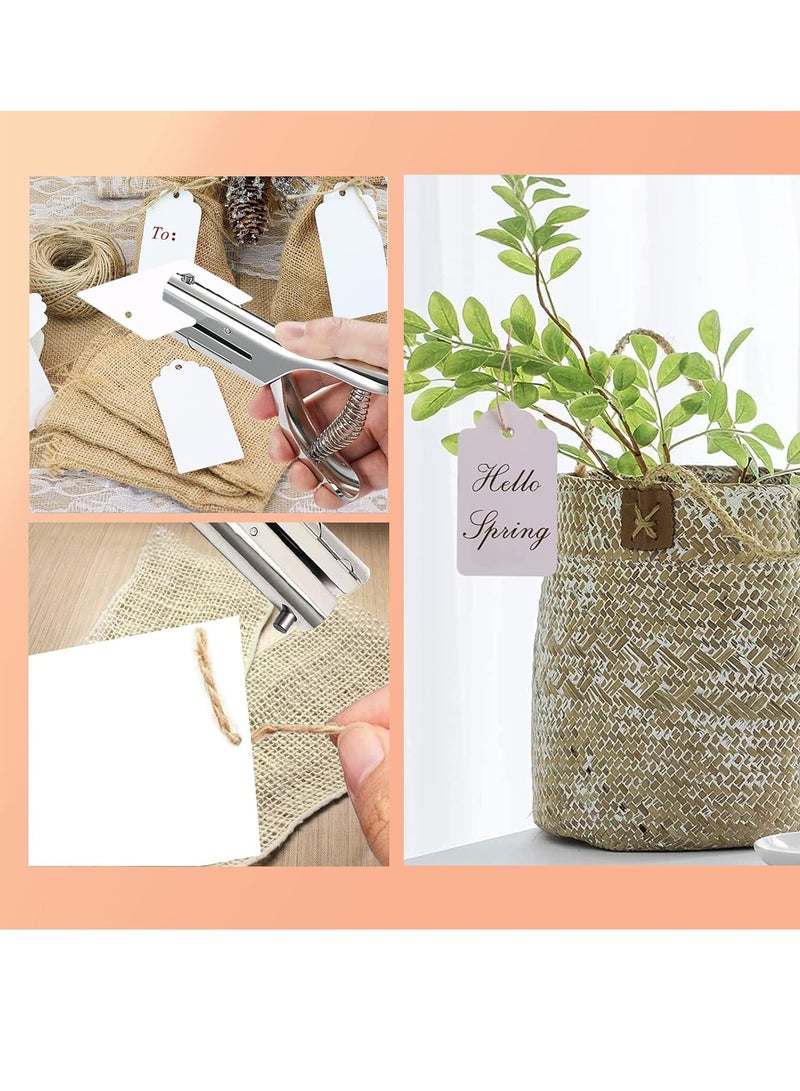 Bukela 1/8 inch Single Hole Punch 2 Inch Reach Deep Throat Heavy Duty Hole Punch Paper Punch Portable Handheld Long Hole Punch for Paper ID PVC Cards Plastic Cardboard Photos - Image 5