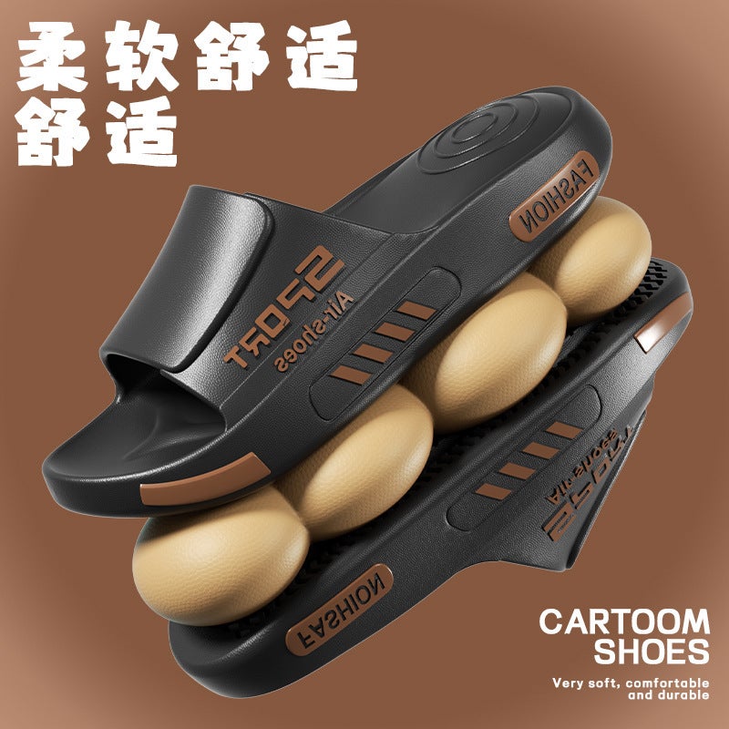 Vietnam Slippers 36-49 Exterior Size Slippers Men'S Fashionable Non-Slip Thick Bottom Eva Sandals For Outer Wear - Image 2