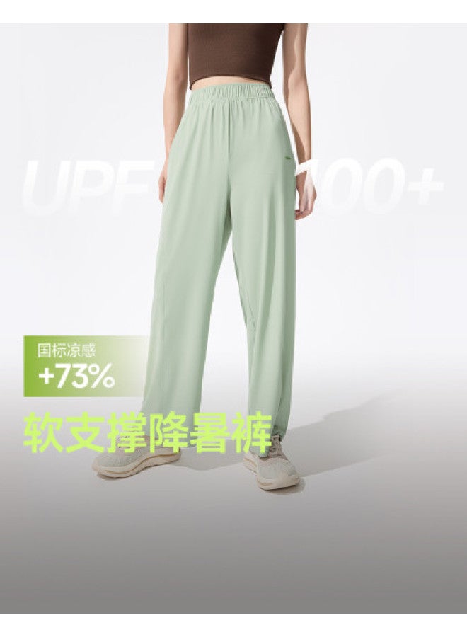 Beneunder New Women'S Trousers, Casual Wide-Leg Tapered Pants, Quick-Dry Ice Silk, Slimming Outdoor Wear - Image 1