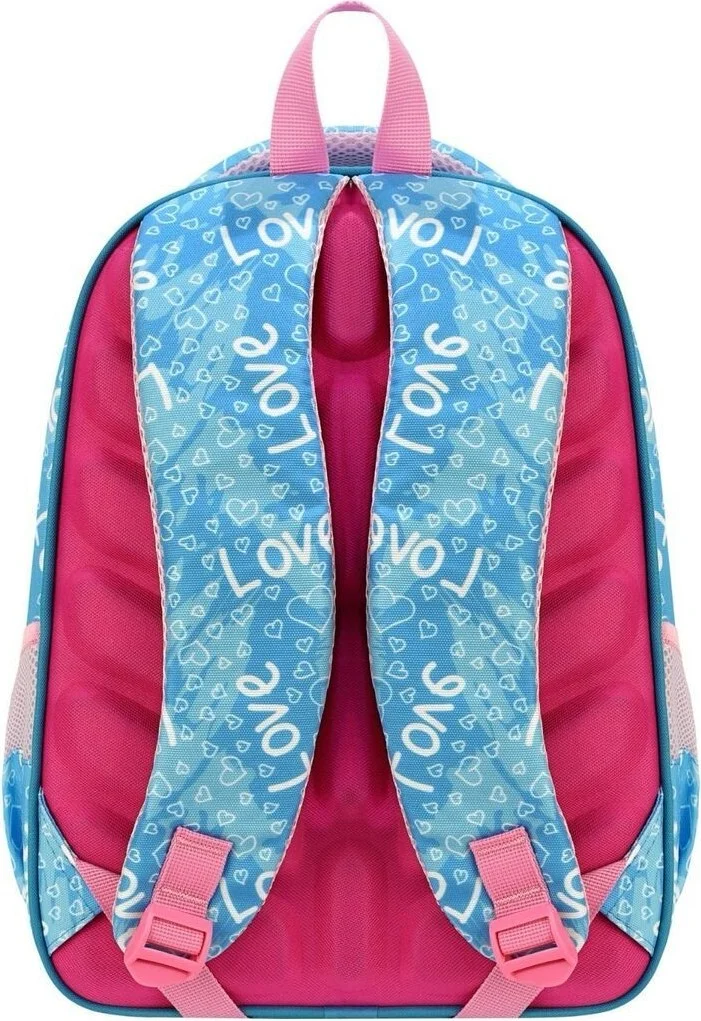 تيزجيلسين Girls Princess Elsa Colorful Printed 3 Compartment and Nutrition Elementary School Backpack and School Bag