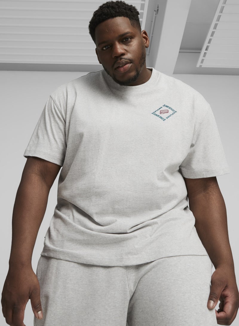 بوما تيشيرت مزين برسومات للرجال من تشكيلة Downtown - Image 2