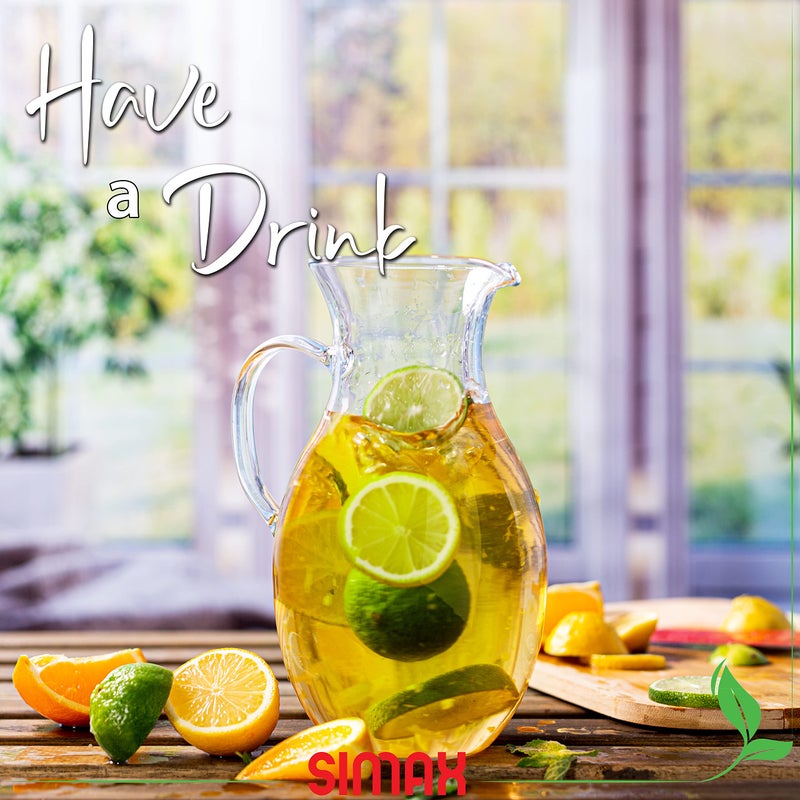 Simax Glass Pitcher With Spout, 1.5 Quart Borosilicate Glass Pitchers With Handle, Made in Europe Glass Water, Cocktail, Margarita, Sangria Pitcher - Image 4