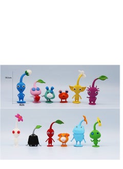 Y&D 12 Piece Pikmin  Figures,The Pikmin Action Figure Toys For Fans,Catnap Cartoon Monster Pikmin  Series Figures Model Birthday Cake Toppers  - Image 1