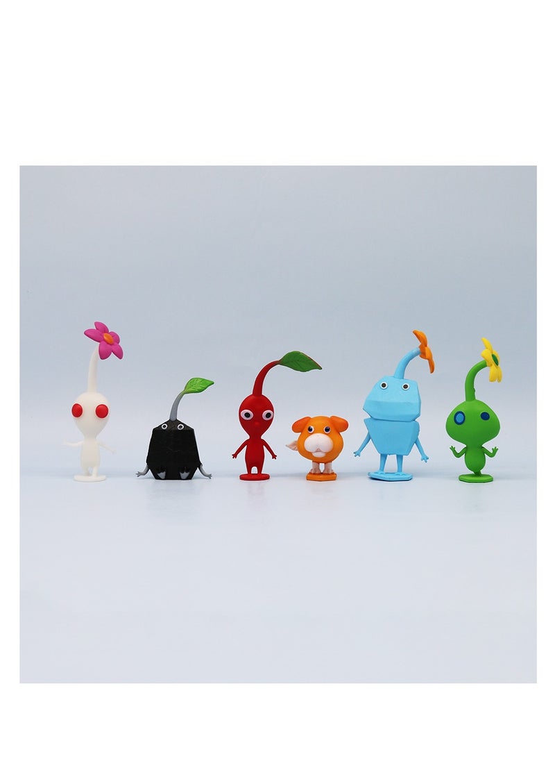 Y&D 12 Piece Pikmin  Figures,The Pikmin Action Figure Toys For Fans,Catnap Cartoon Monster Pikmin  Series Figures Model Birthday Cake Toppers  - Image 2