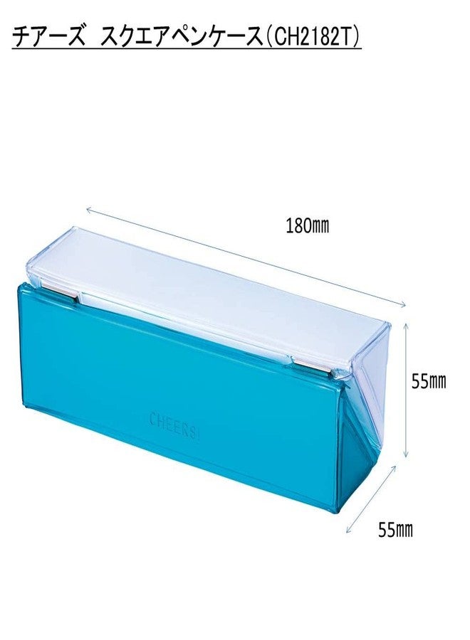 KING JIM KINGJIM CH2182T Cheers Square Pen Case, Gray - Image 5