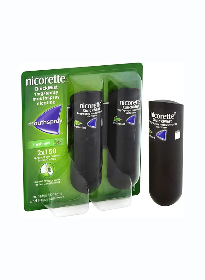 Nicorette - Quickmist Mouth Spray, Freshmint - 2 x 150 Sprays - Image 4