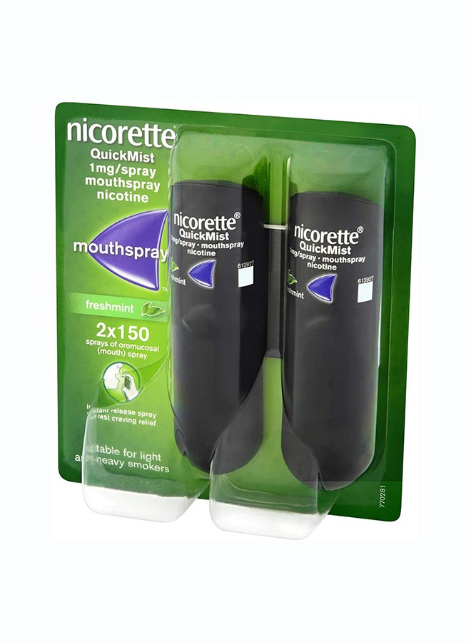Nicorette - Quickmist Mouth Spray, Freshmint - 2 x 150 Sprays - Image 5