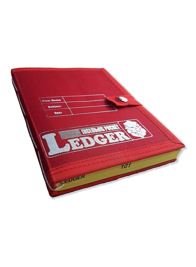 LRS Ledger SHORT Handy Size - Copy Size - 21 x 18 cm - Modern Bahee Style -100 GSM Maplitho Paper with Tich Button (100 Pages) - Image 1