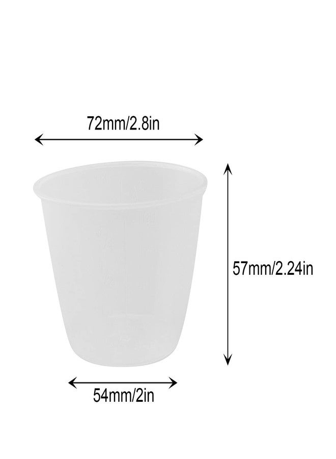 JCBIZ 5pcs Plastic Transparent Rice Measuring Cup 180ml Rice Cooker Measuring Cup for Dry and Liquid Ingredients - Image 3