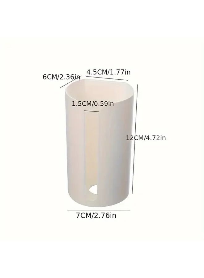 Green Wall Mounted Punch Free Garbage Bag Holder And Scouring Pad Container - Image 3