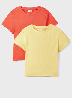 JUNE Kids 2 Pack Camisole Crew Neck T-Shirt  - Image 1