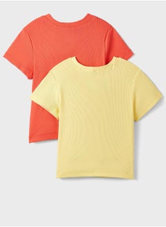 JUNE Kids 2 Pack Camisole Crew Neck T-Shirt  - Image 2