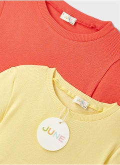 JUNE Kids 2 Pack Camisole Crew Neck T-Shirt  - Image 4
