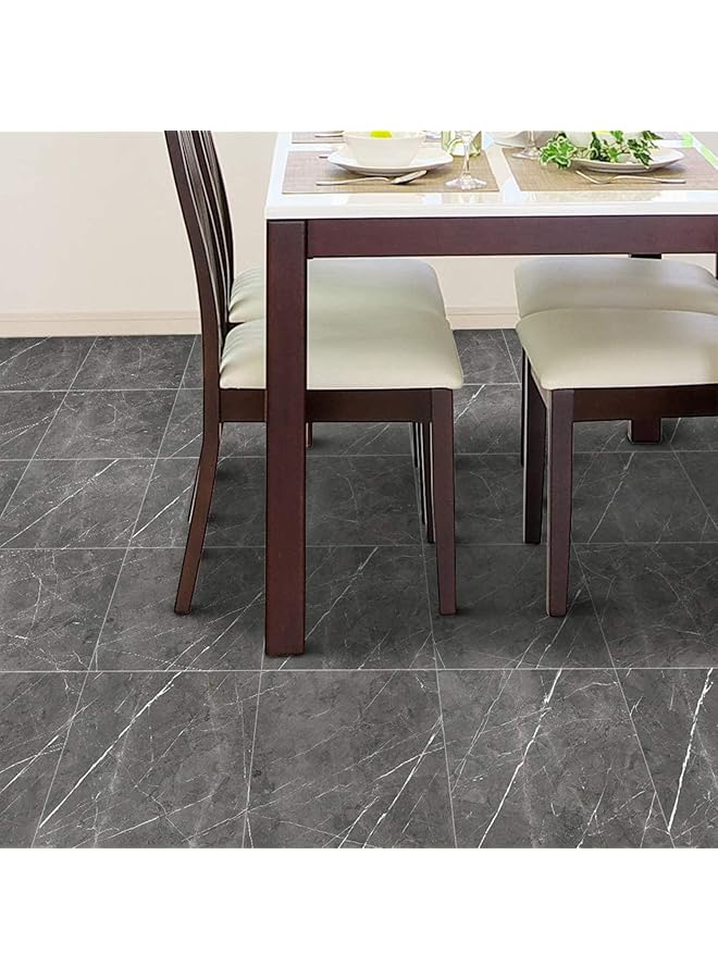erorex Tile Stickers Marble 12 Inch X 12 Inch Self Adhesive Wall Tiles Vinyl Flooring Tiles Peel And Stick Easy Diy Kitchen And Bathroom Decorative Home Decor 8Pcs Grey1 - Image 4