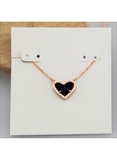 European And American Jewelry Love-shaped Peach Heart Short Necklace Clavicle Chain