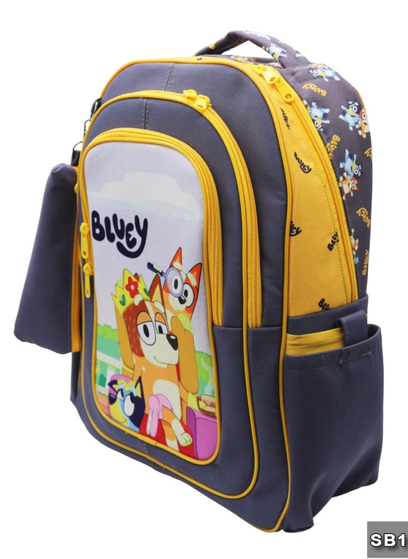 Gharibo Bags School backpack Size 17 Bluey2  - Image 2