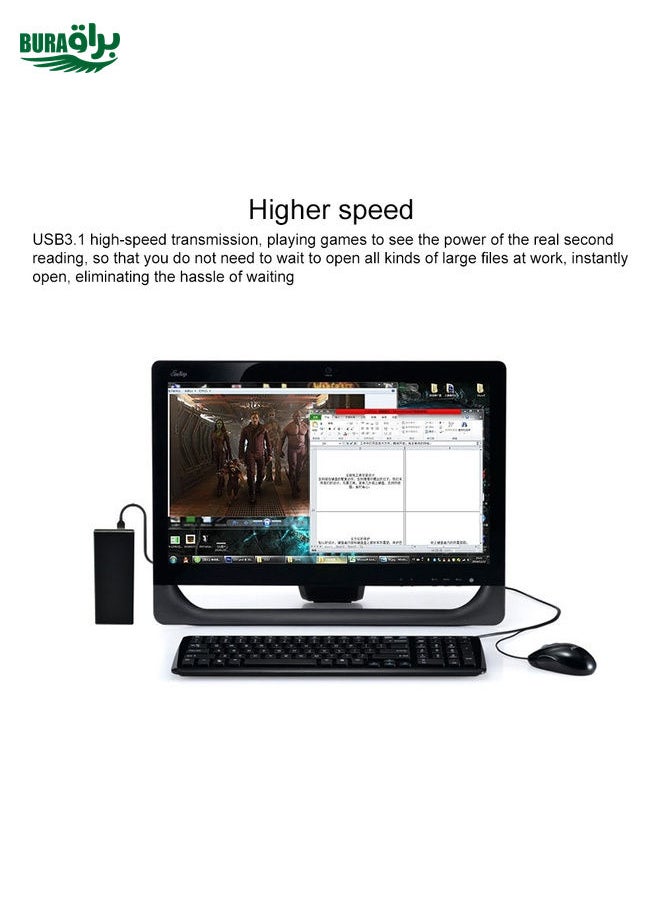 BURAQ USB3.0 Type-C / USB-C Front Riser Card Dual Core Desktop Computer Motherboard (White)  - Image 5